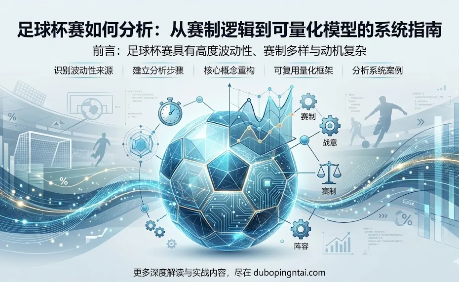 足球杯赛如何分析：从赛制逻辑到可量化模型的系统指南